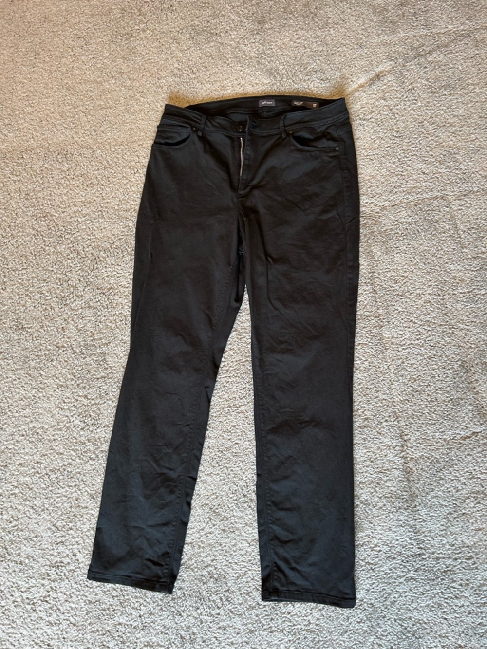 J Jill Black Women’s High Rise Classic Straight Leg Jeans